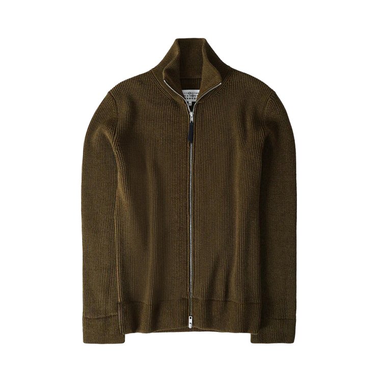 Maison Margiela Zip 'Green' cardigan, green