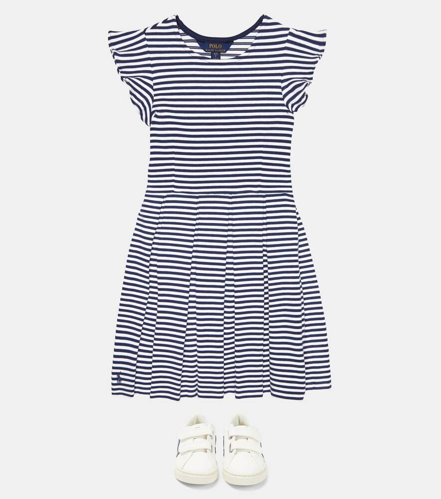 Polo Ralph Lauren striped cotton dress, blue