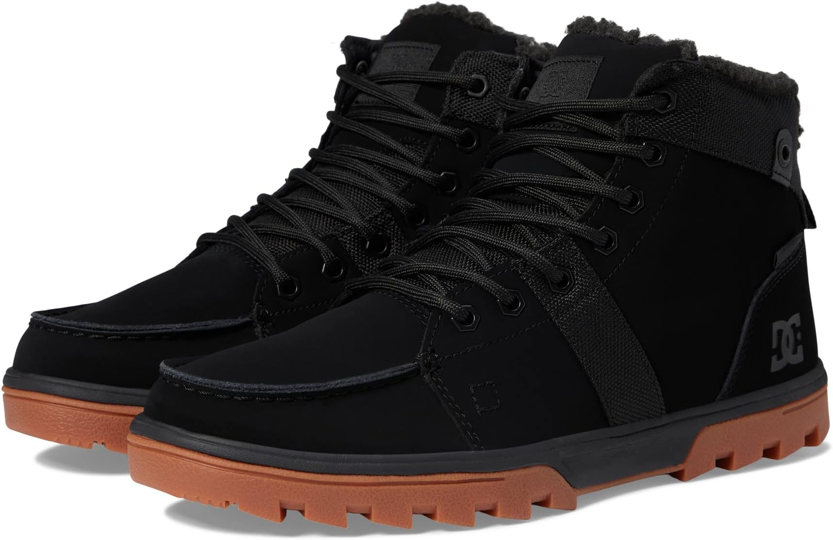 Woodland DC Lace-up Boots, Black/Gum 2