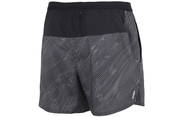 Nike Flex Stride 5 Trail Dri-FIT Pattern Running Shorts Black Red Blackred