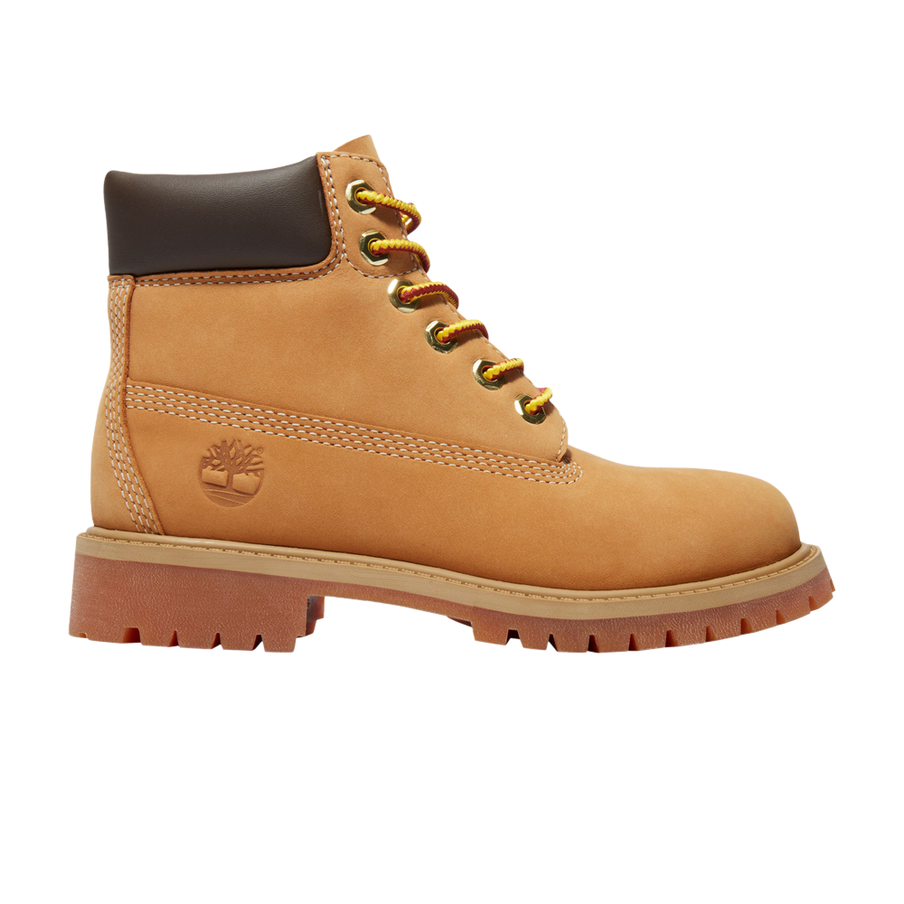 حذاء رياضي كلاسيكي للشباب من Timberland مقاس 6 بوصات، بني