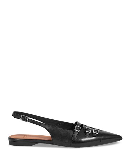 Hermine Women's Vagabond Slingback Flats in Black