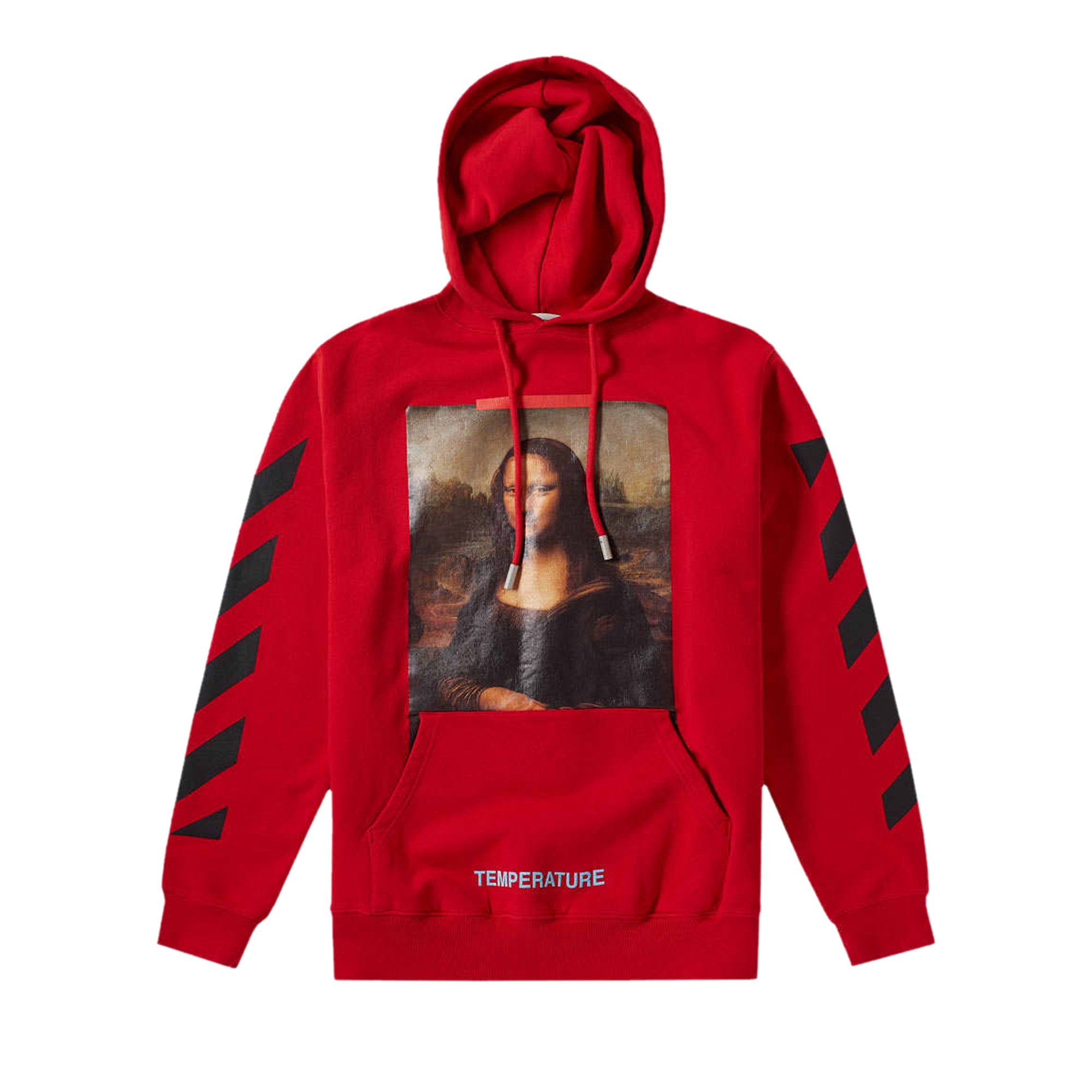 Off-White Mona Lisa Hoodie Red