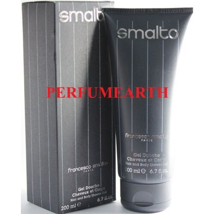 Smalto Shower Gel for Hair and Body, 6.7 oz for Men, Francesco Smalto