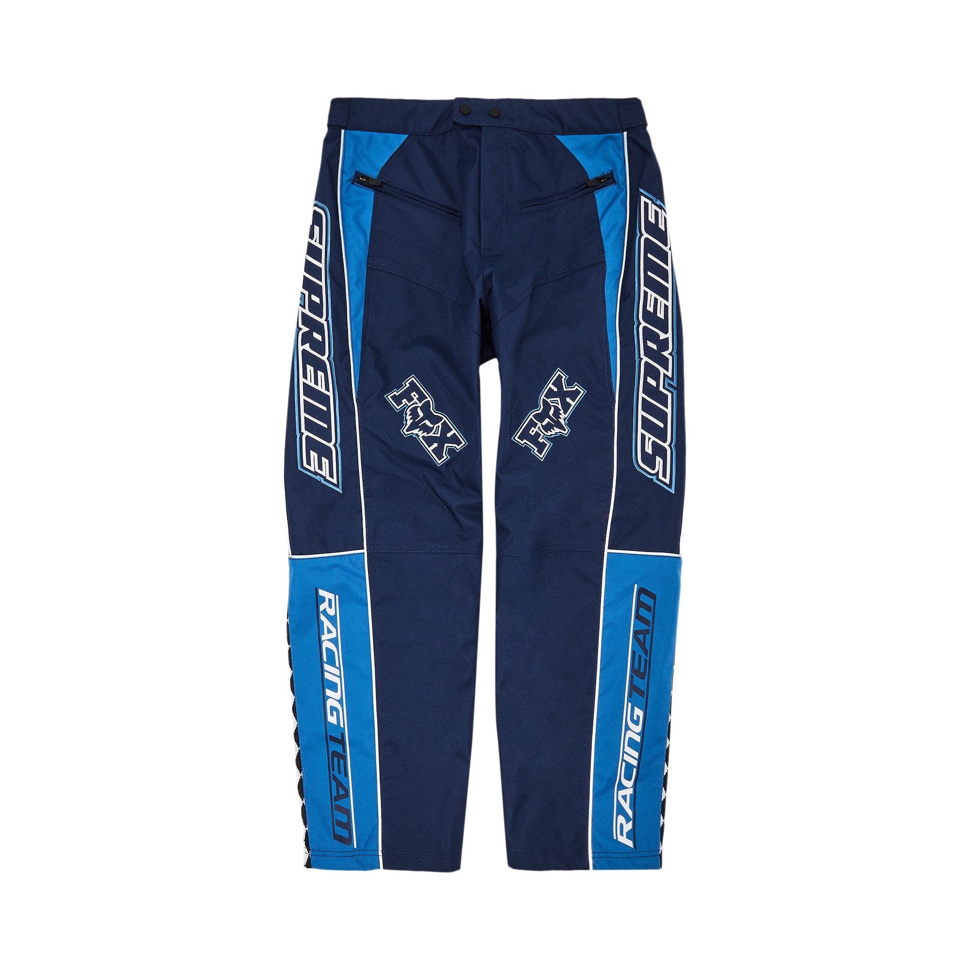 Supreme x Fox Racing pants, blue