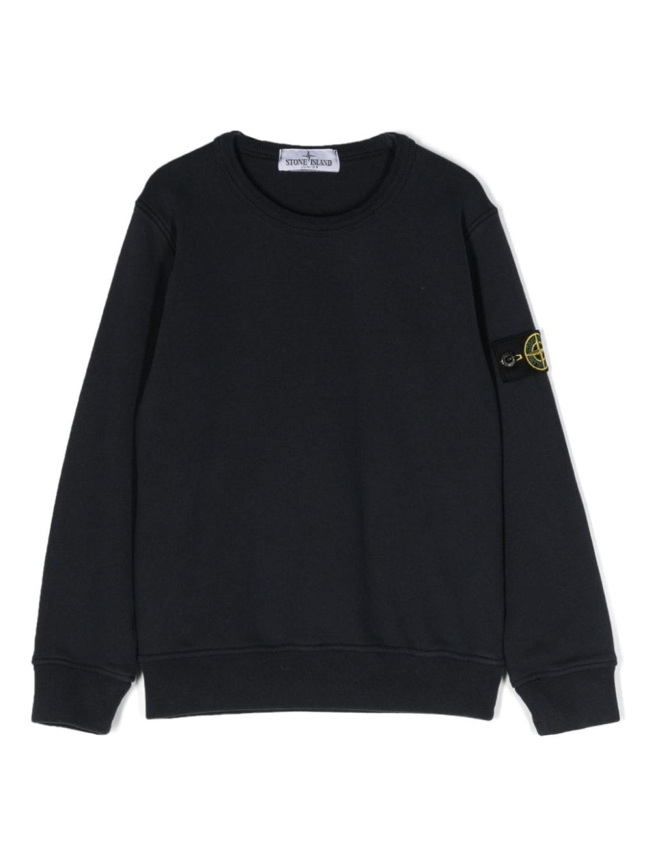 Stone Island Junior Compass Patch Sweatshirt Blue