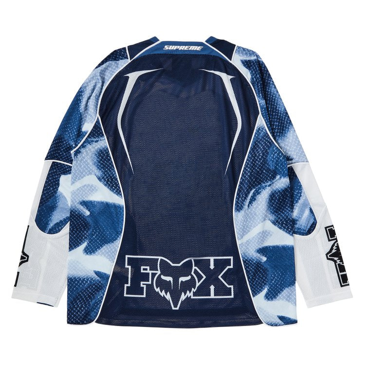 قميص Supreme x Fox Racing "Navy" باللون الأزرق