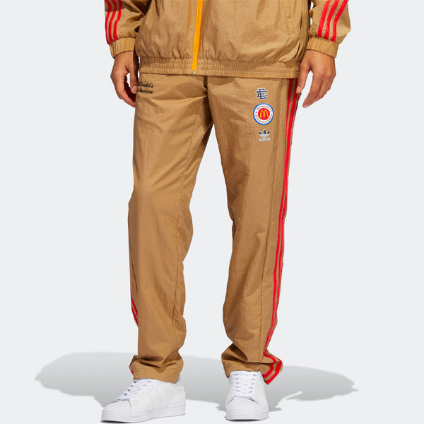 بنطال رياضي للرجال من adidas originals x Eric Emanuel Crossover Stripe Basketball Sports Pants لون كاكي، كاكي