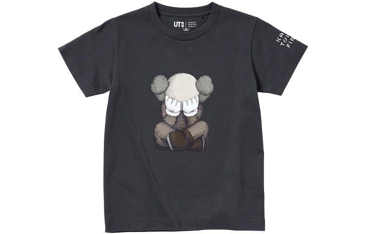 T-Shirt KAWS x Uniqlo Tokyo First Kids Charcoal, Charcoal