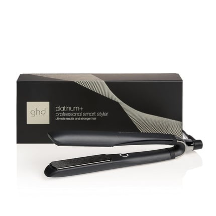 مكواة فرد الشعر الاحترافية ghd platinum+ Black Intelligent Black - عبوة جديدة