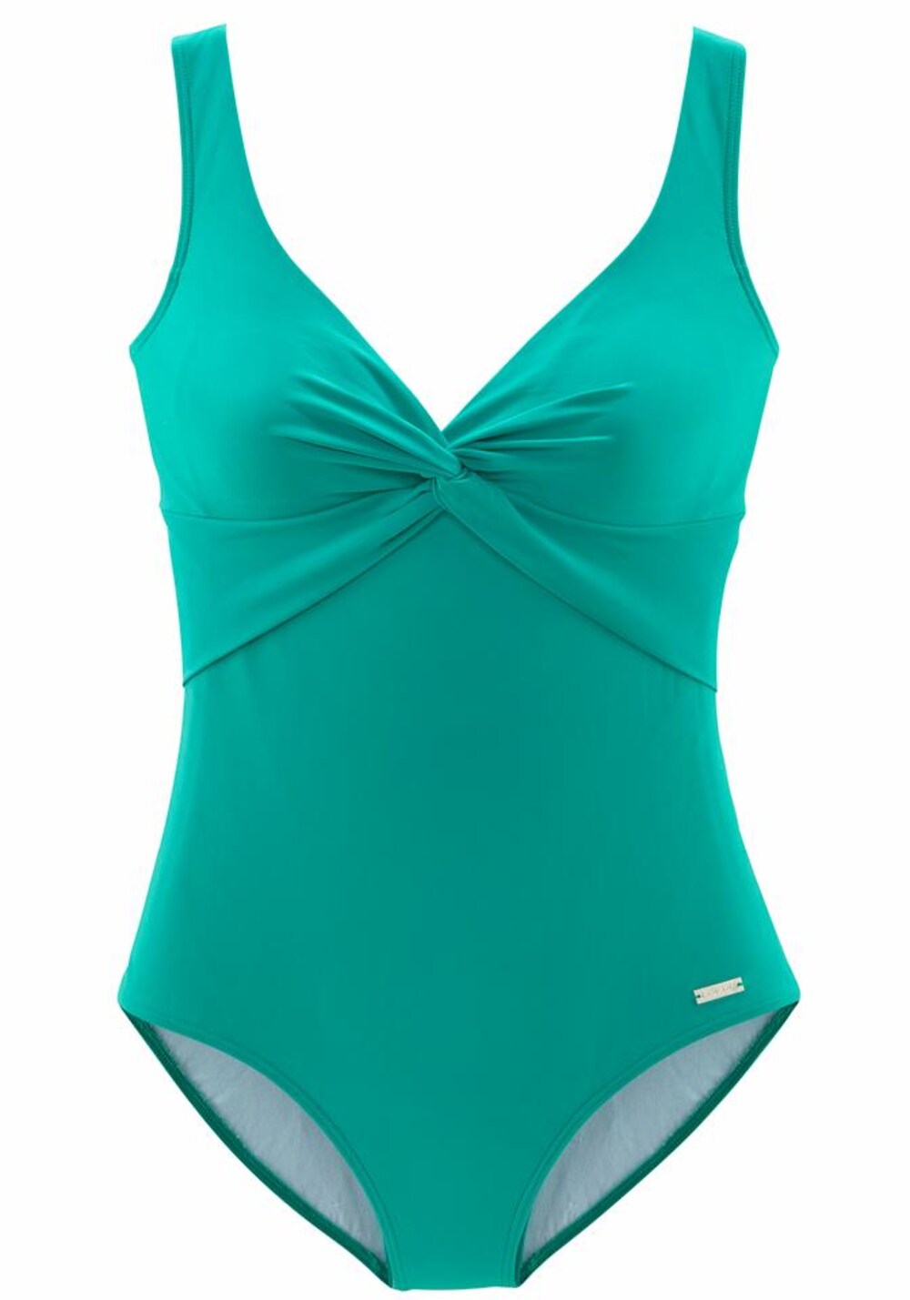 Shapewear swimsuit Lascana, green