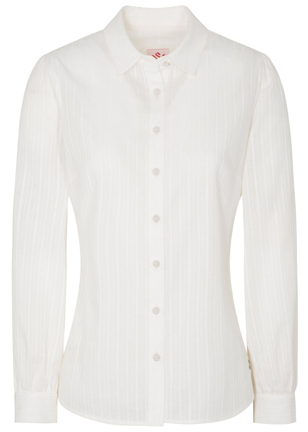 Traditional blouse SPIETH & WENSKY Waltraud, natural white