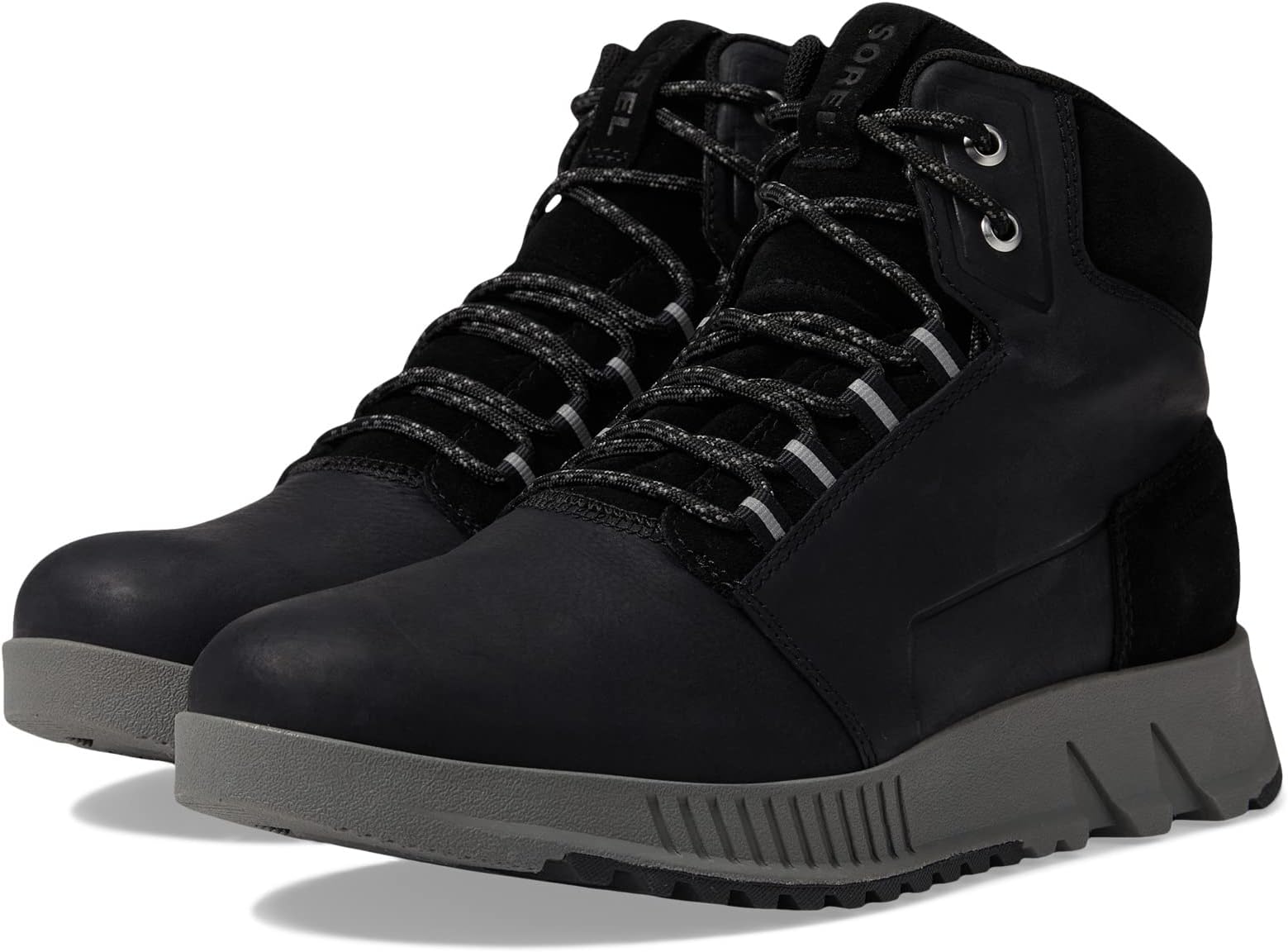 Mac Hill Lite Mid WP SOREL Lace-up Boots, Black/Quarry