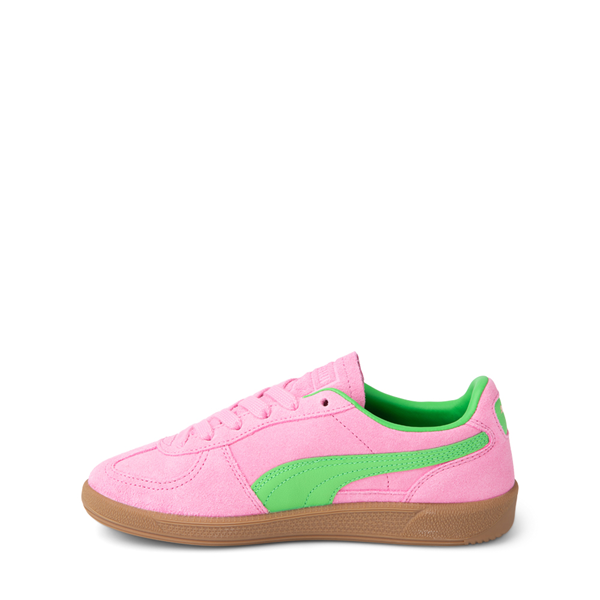 حذاء رياضي PUMA Palermo - للأطفال الكبار، لون وردي مميز/لون أخضر PUMA