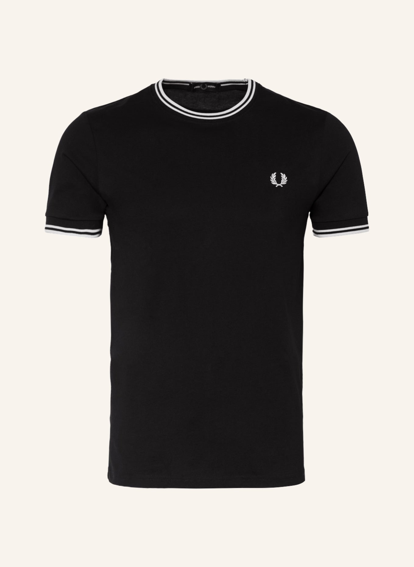 تي شيرت FRED PERRY M1588، أسود