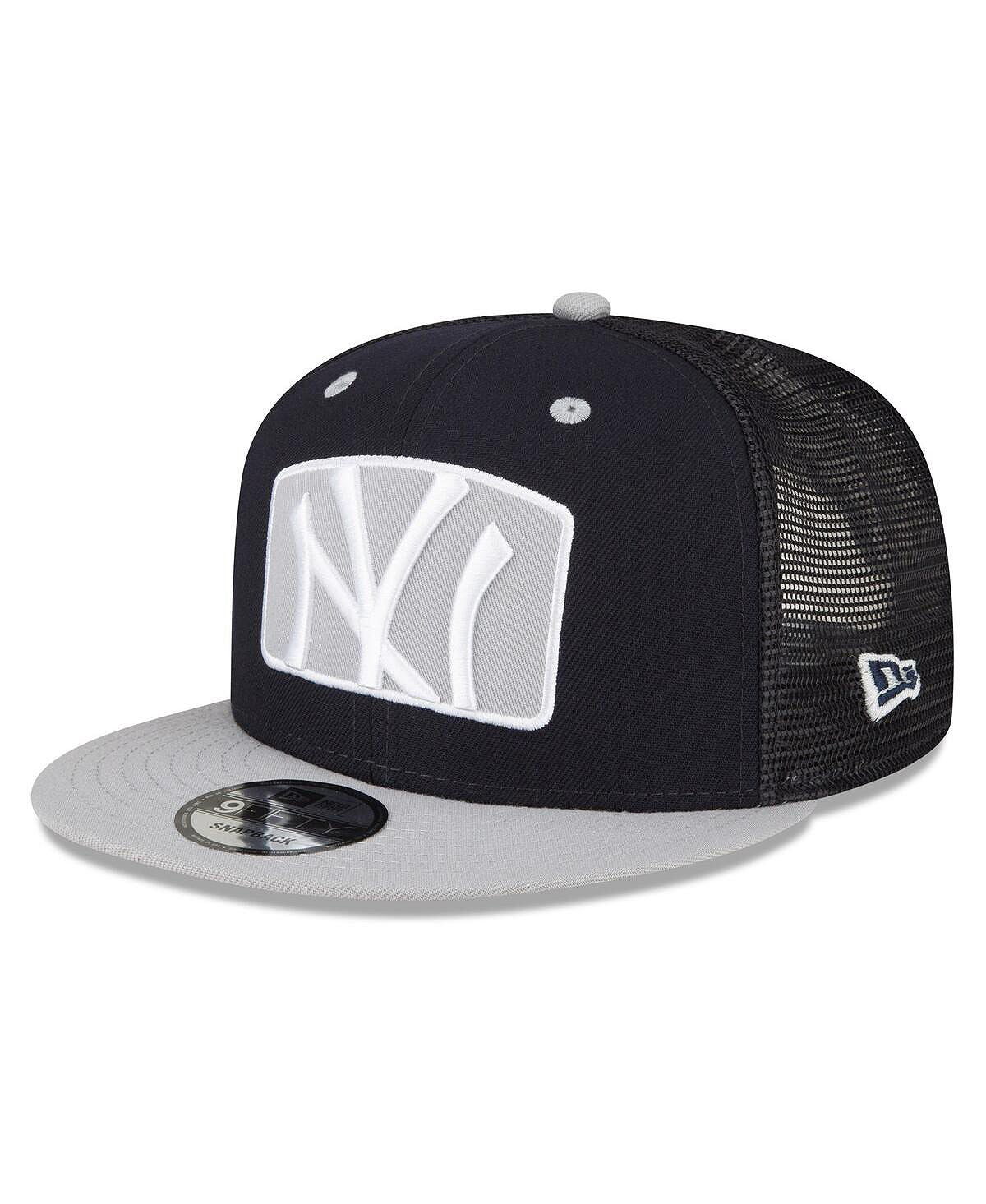 Men's New York Yankees Zoom Trucker 9Fifty Snapback New Era Navy Logo Cap