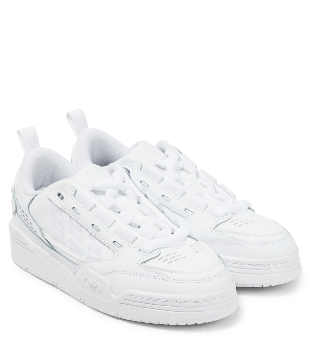 Adidas Originals leather sneakers, white