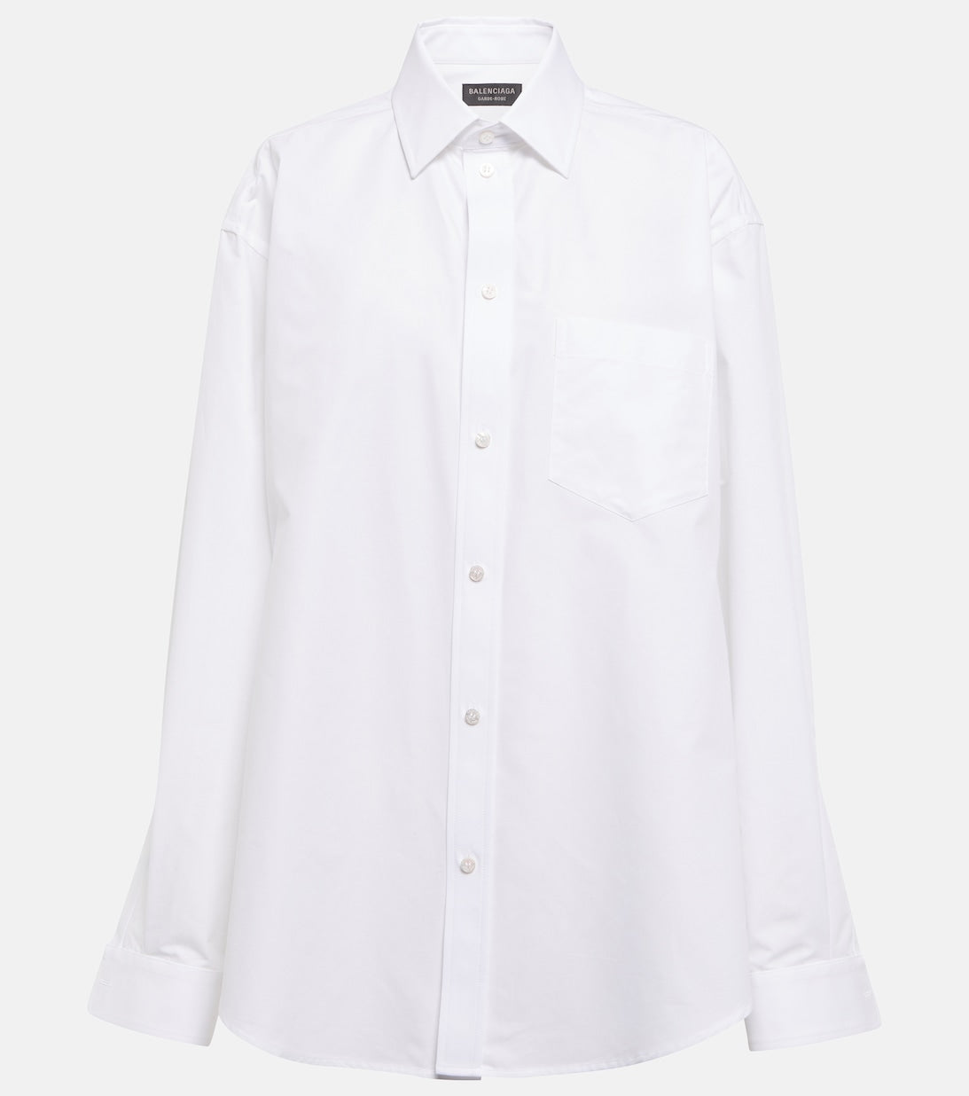 Cotton shirt BALENCIAGA, white