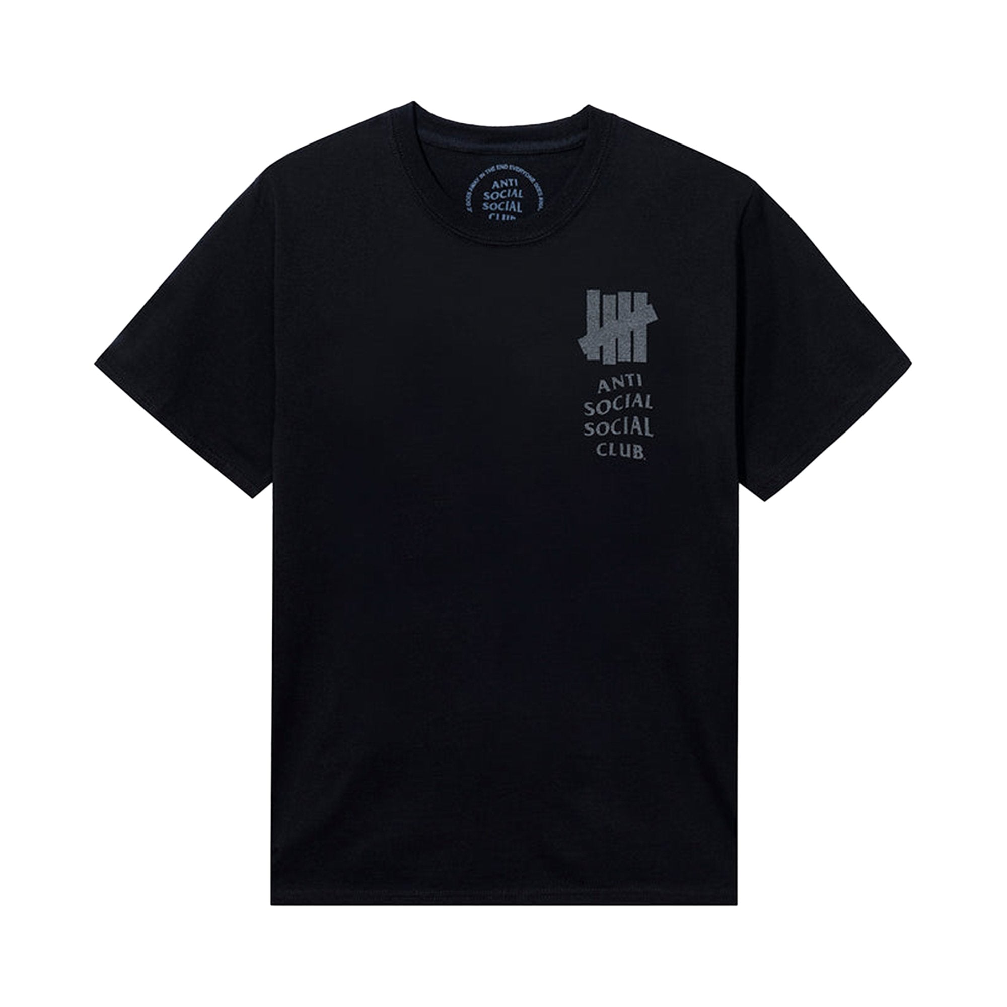 Anti Social Social Club x Undefeated Lock 3M T-shirt, black