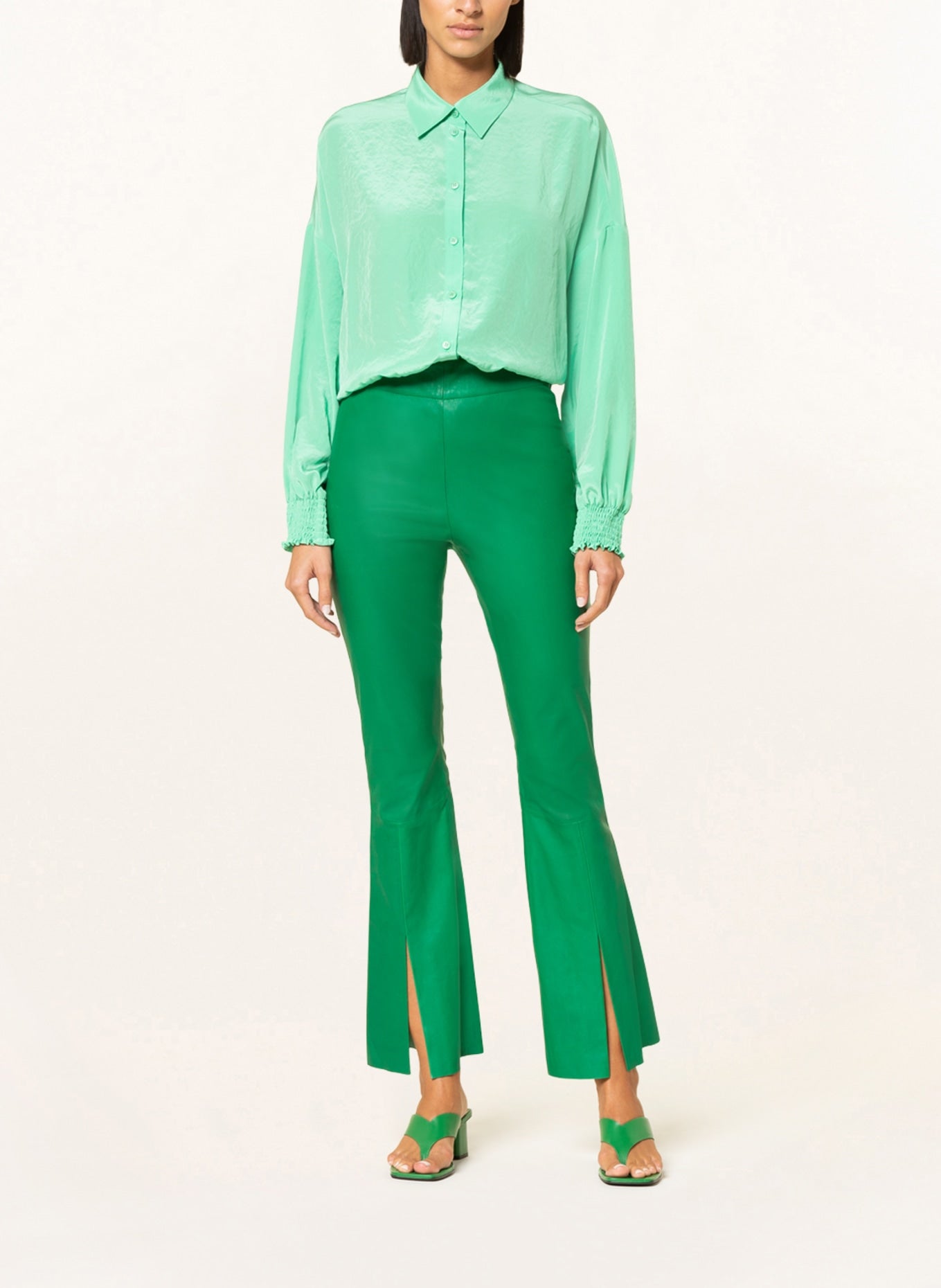 Shirt blouse RIANI, light green