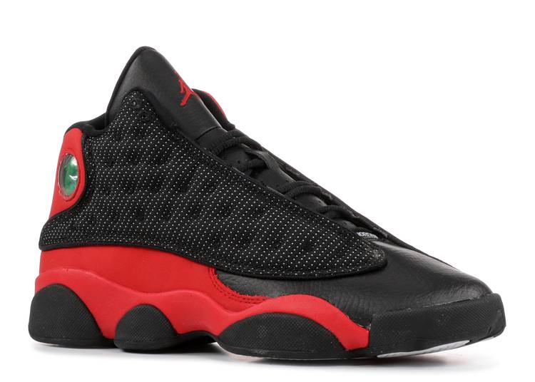 حذاء رياضي AIR JORDAN 13 RETRO GS 'BRED' 2004، أسود