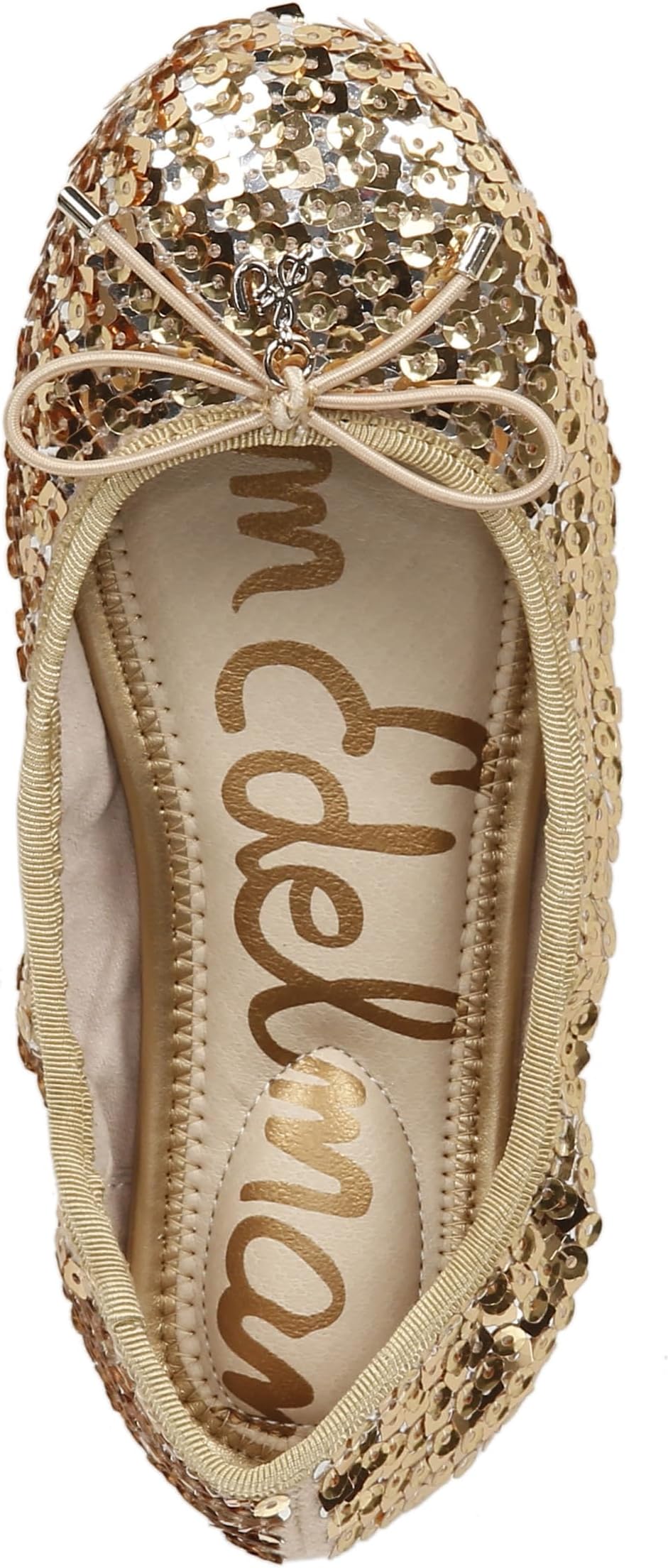 Felicia Sam Edelman Ballerinas, Gold Multi