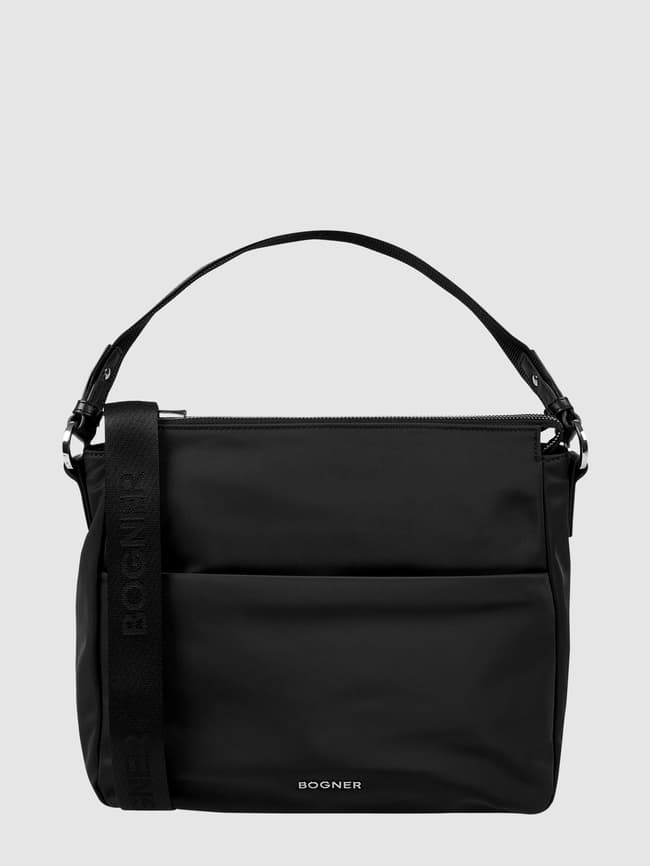 Klosters Isalie BOGNER logo hobo bag, black