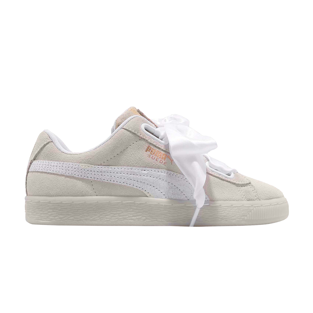 Sneakers Wmns Suede Heart Artica Puma, white