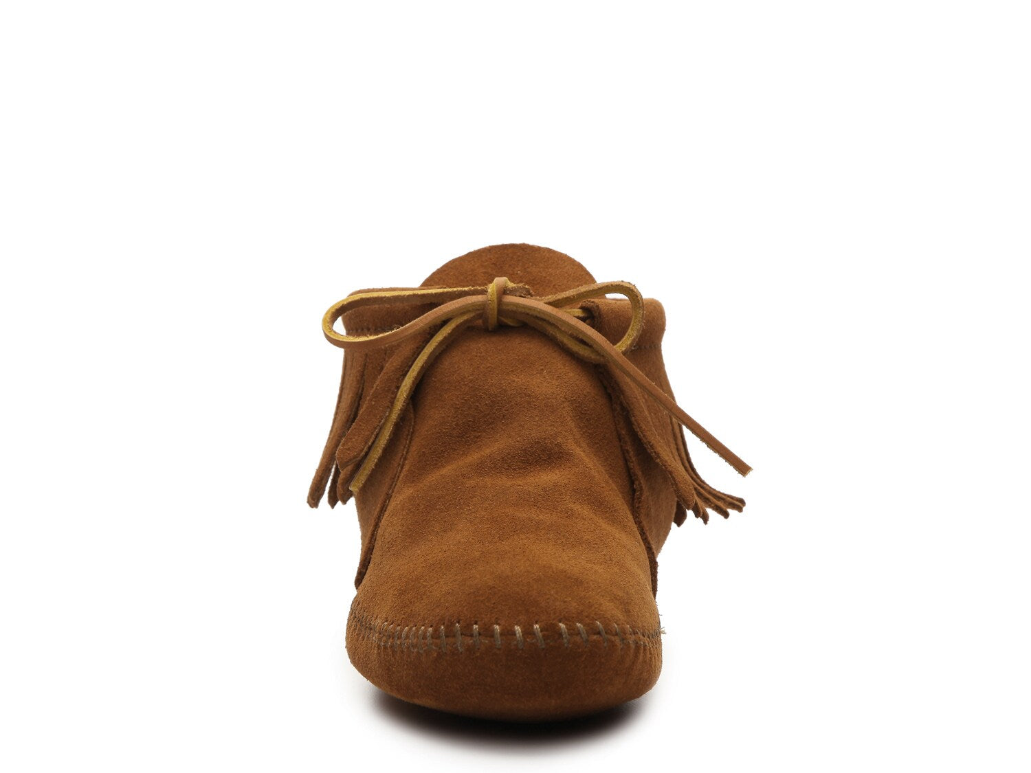 Minnetonka Classic Fringe Moccasins, brown