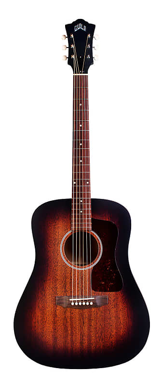 Acoustic Guitar Guild D-20 VSB - Made in the USA - Dreadnought Acoustic Guitar - Vintage Sunburst