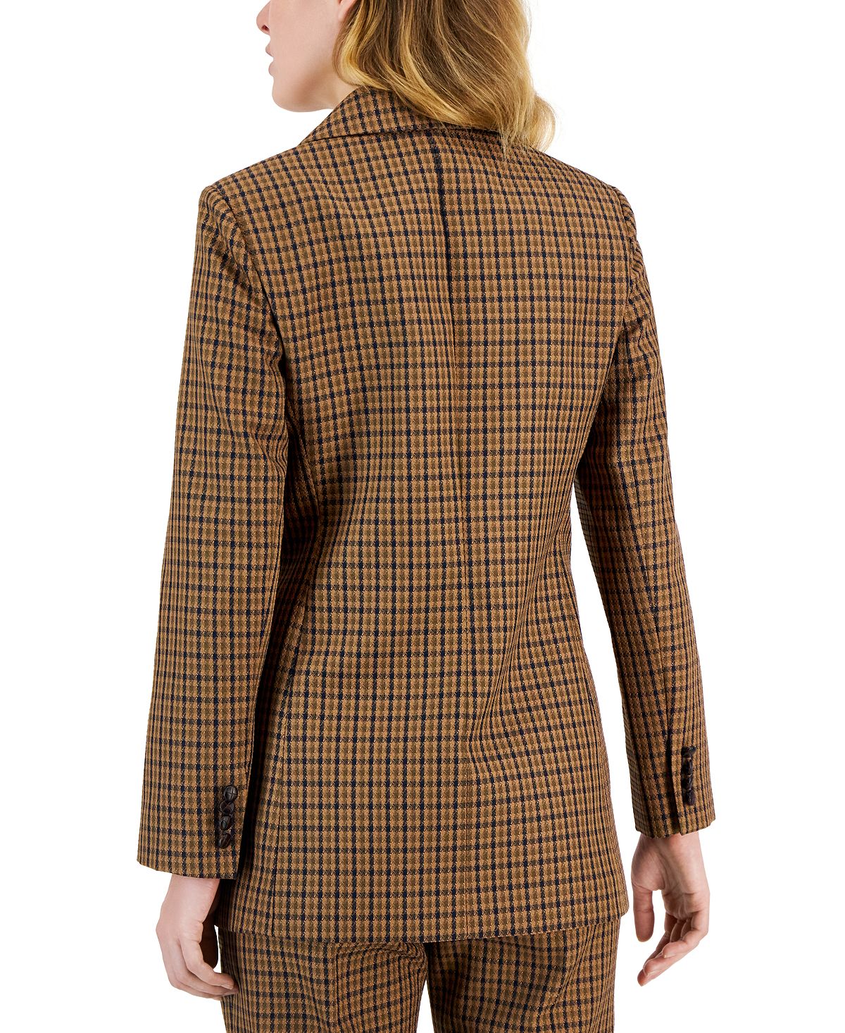 Women's Houndstooth Boyfriend Jacket Tahari ASL