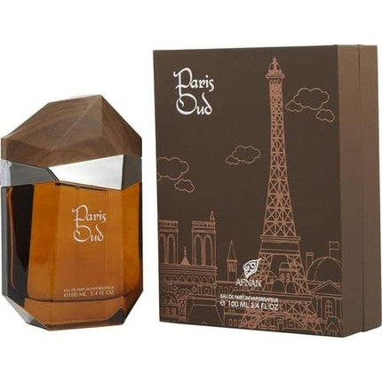 Paris Oud Eau De Parfum Spray 100 ml with a luxurious and captivating unisex scent - perfect as a gift , Afnan