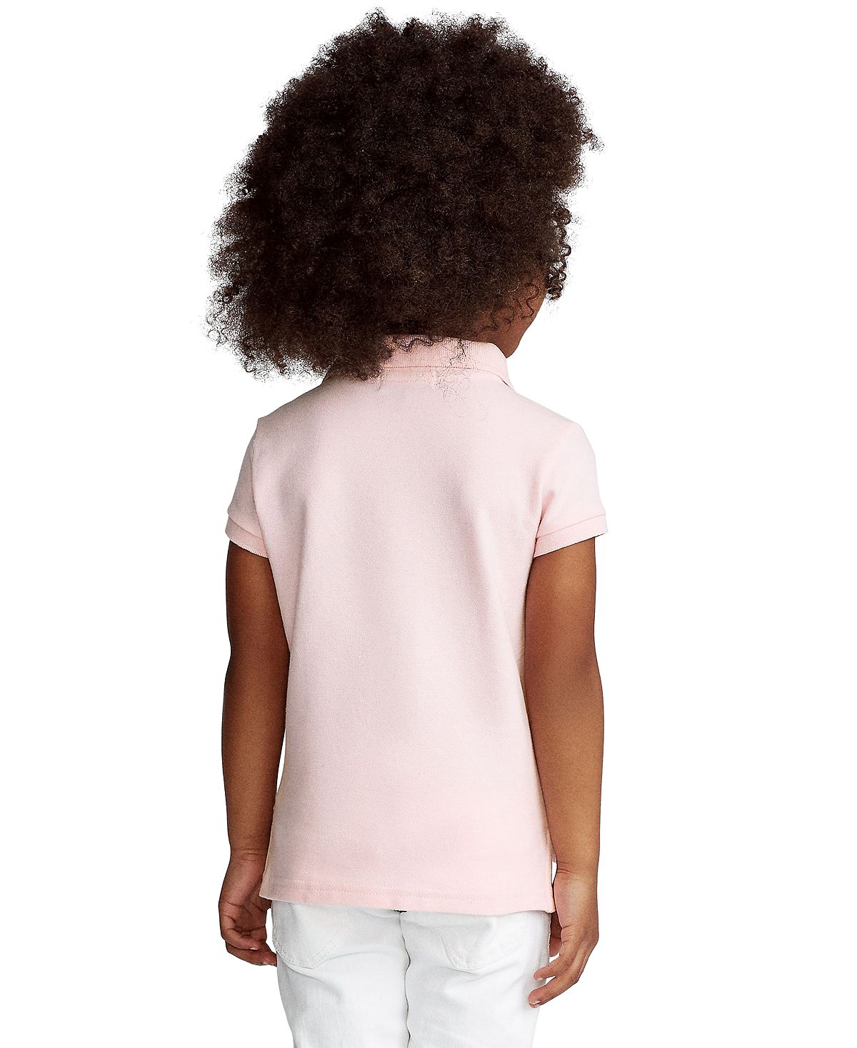 Polo Ralph Lauren Baby Girls Stretch Cotton Mesh Polo Shirt