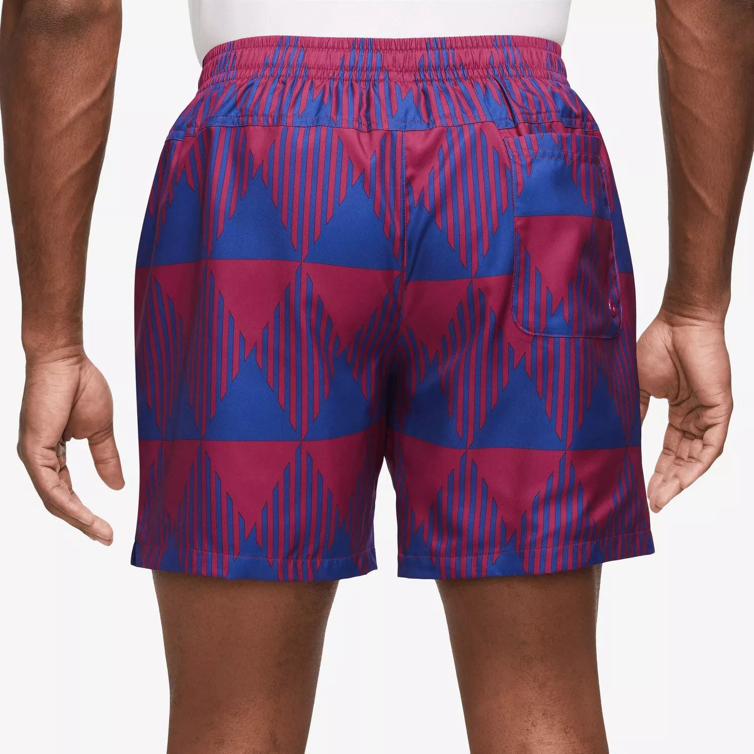 Nike Men's Barcelona High Flow Shorts in Red