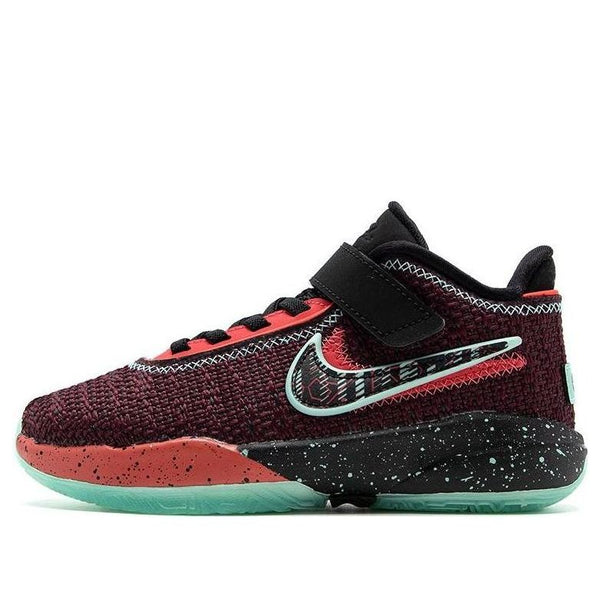 حذاء رياضي (PS) Nike LeBron 20 SE 'Night Maroon'، لون Night Maroon/متعدد الألوان/أسود/زمردي