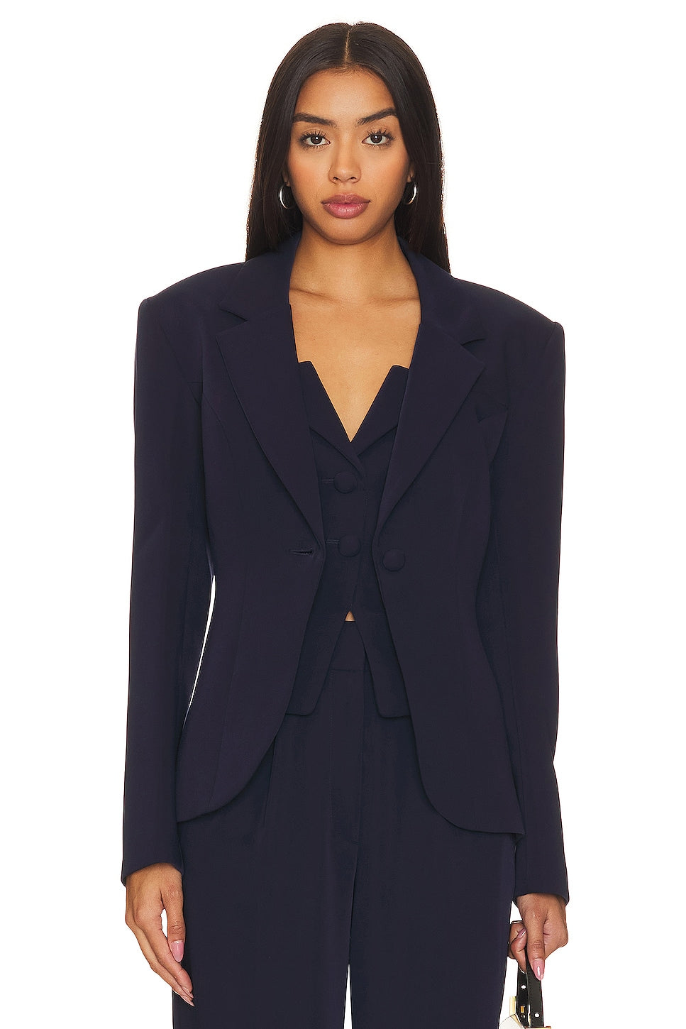 Lovers and Friends x Rachel Colette Blazer, Navy Blue