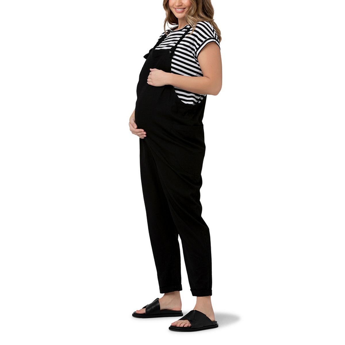 Poppy maternity jumpsuit black Ripe Maternity, black