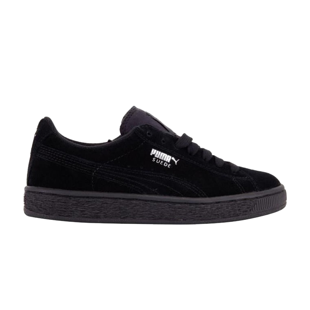 Suede Jr Puma sneakers, black