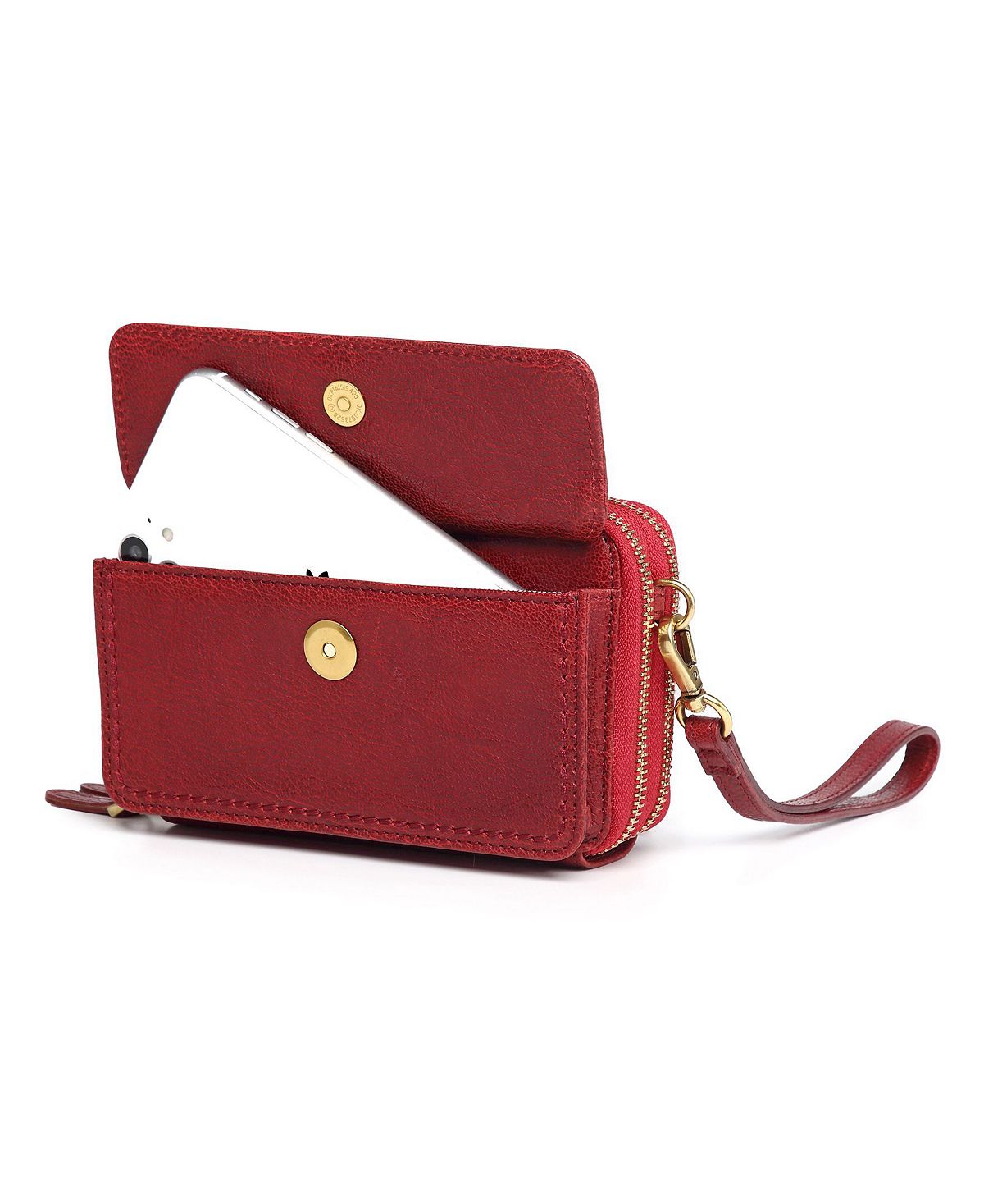 Women's Northwood genuine leather shoulder wallet Northwood OLD TREND, red