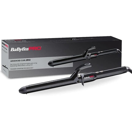 Extra Long Curling Iron 25mm 32mm, Black, One Size, Babyliss