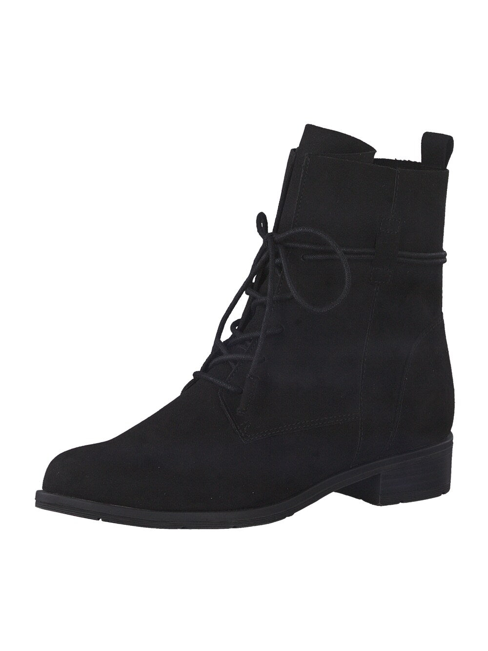 Marco Tozzi Lace Up Ankle Boots, Black