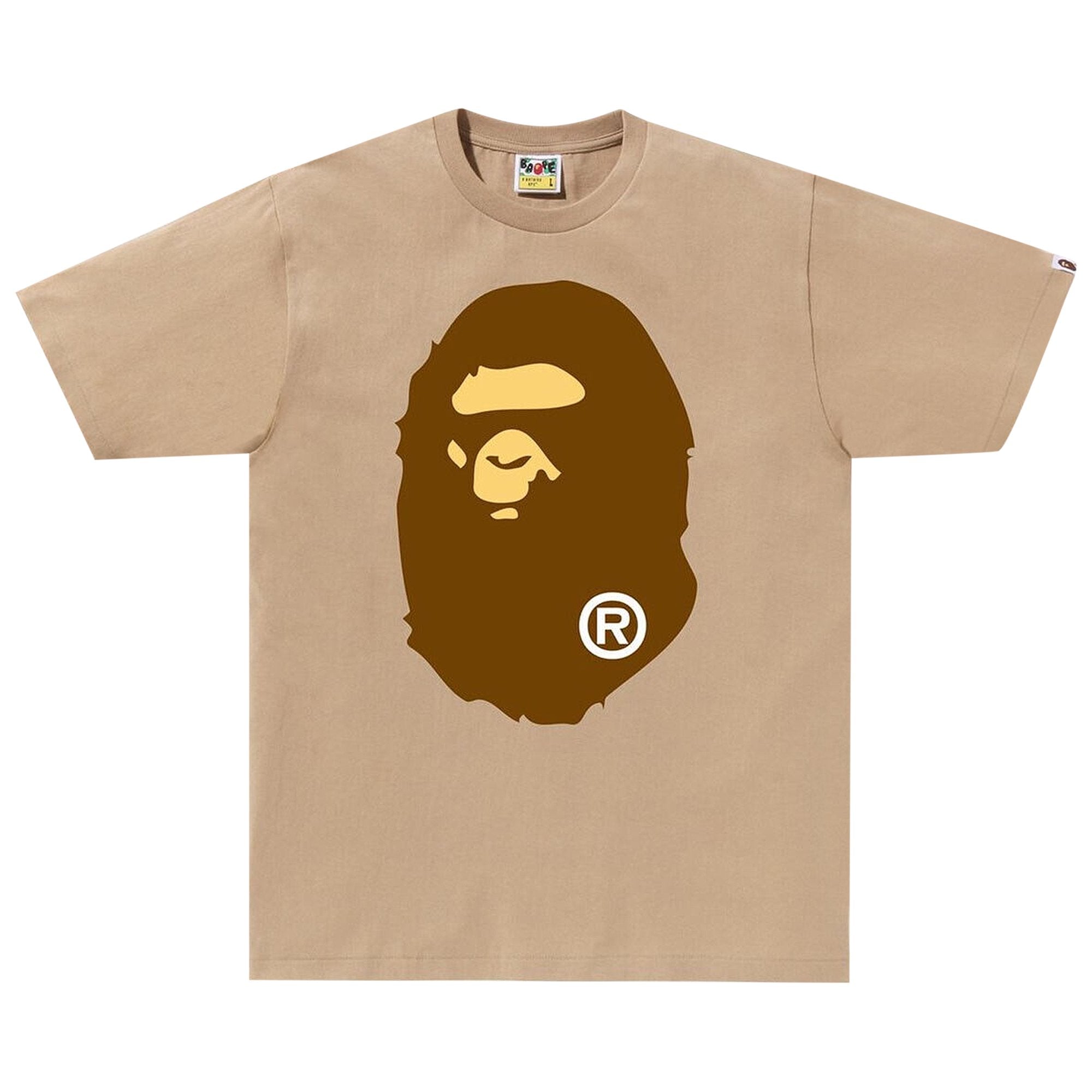 BAPE Big Ape Head T-shirt, beige