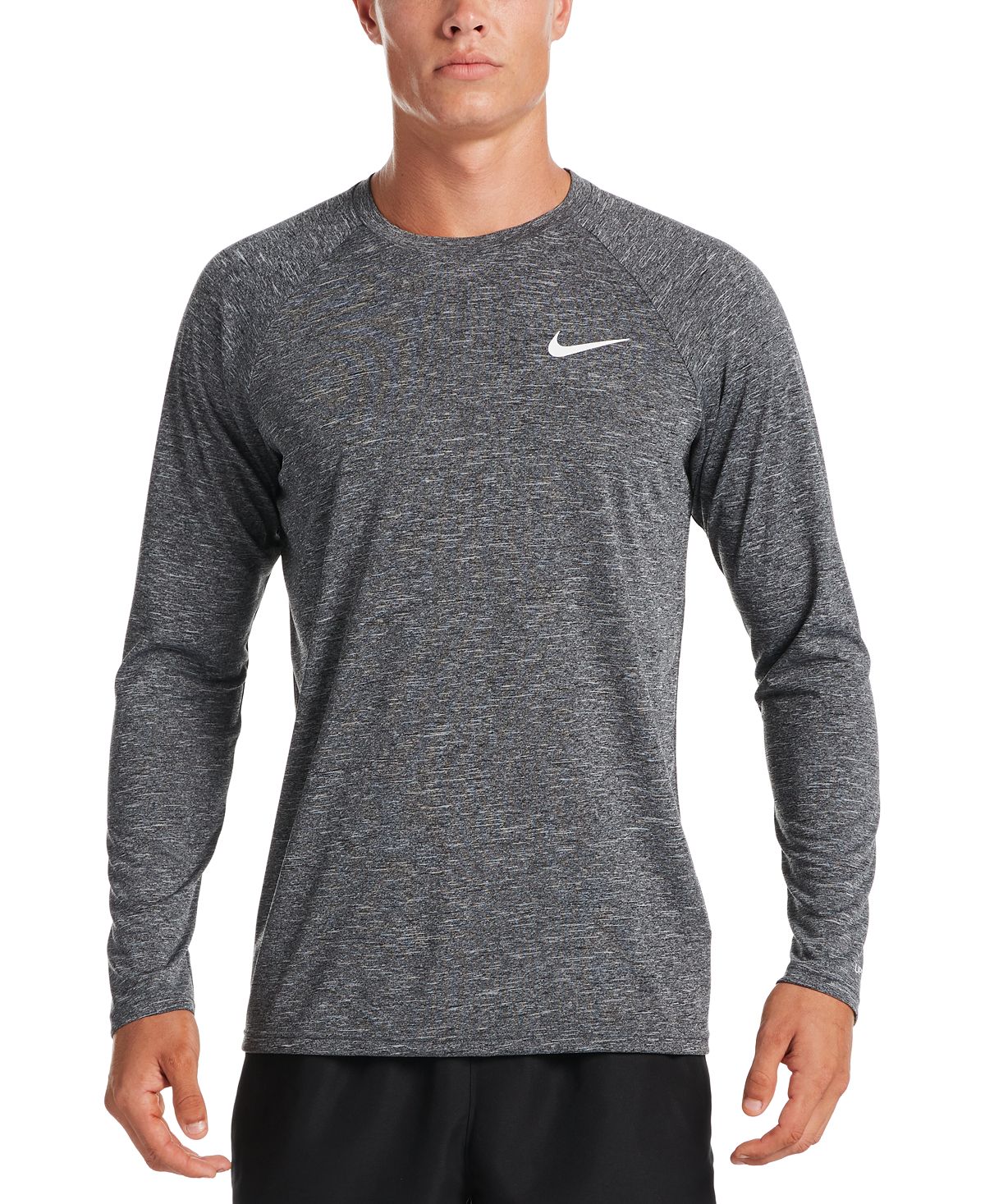 Heather Hydroguard Nike Men's Long Sleeve Swim Top