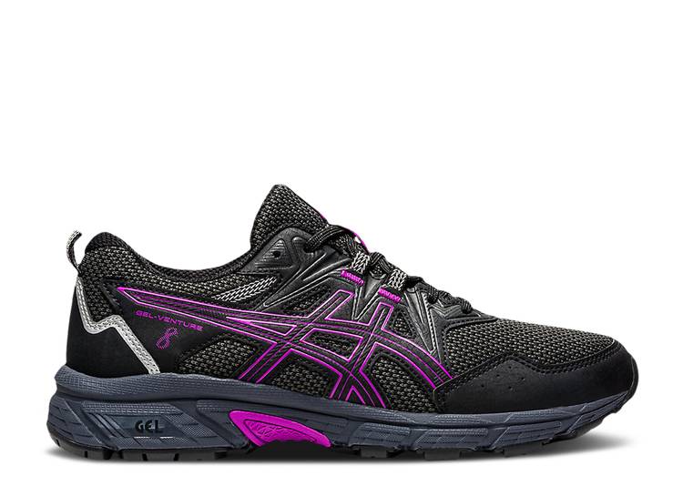 ASICS WMNS GEL VENTURE 8 'BLACK ORCHID' sneakers, black