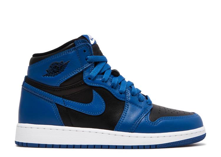 حذاء رياضي AIR JORDAN 1 RETRO HIGH OG GS 'DARK MARINA BLUE'، أزرق