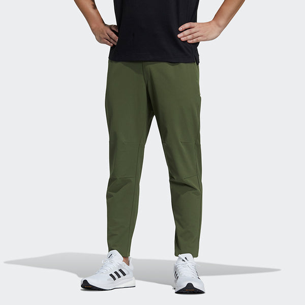 بنطلون رياضي adidas Th Pnt Wv Funct Running Sports Woven Long Pants باللون الأخضر والأخضر