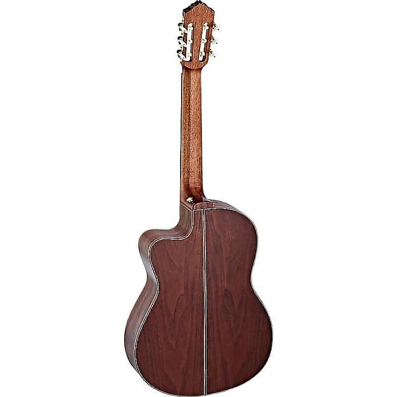 Acoustic guitar Ortega Guitars RCE159MN Performer Series A/E Medium Neck Nylon String Guitar w/ Gig Bag & Video