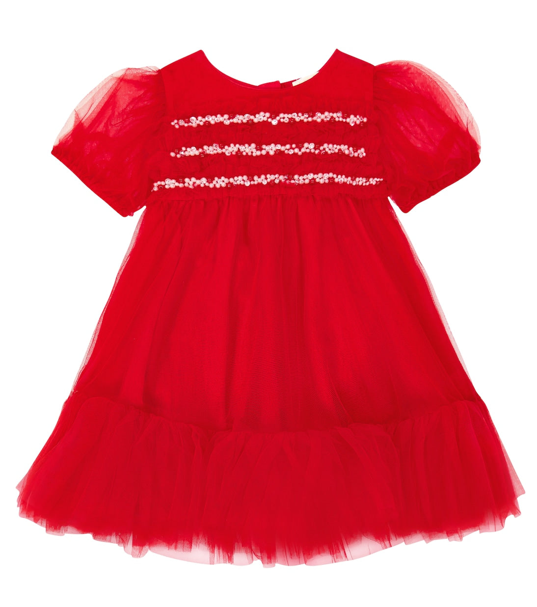 Tulle dress baby serefin Tutu Du Monde, red