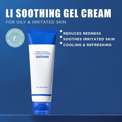 Li Soothing gel-cream with licorice extract and guaiazulene Redness Relief, 1.86 fl oz. It's Skin