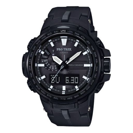 CASIO Watch Waterproof Sports Shockproof Solar Powered Mens Black Analog, black